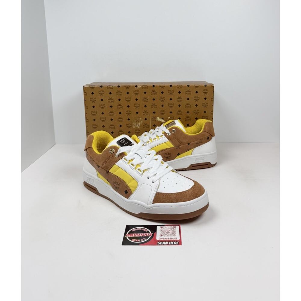 Size 9.5 - MCM x Puma Slipstream Low Top Sneakers💛 NEW/RETAIL $500!